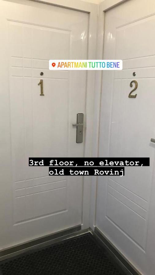 רוביני Studio Apartman Tutto Bene מראה חיצוני תמונה
